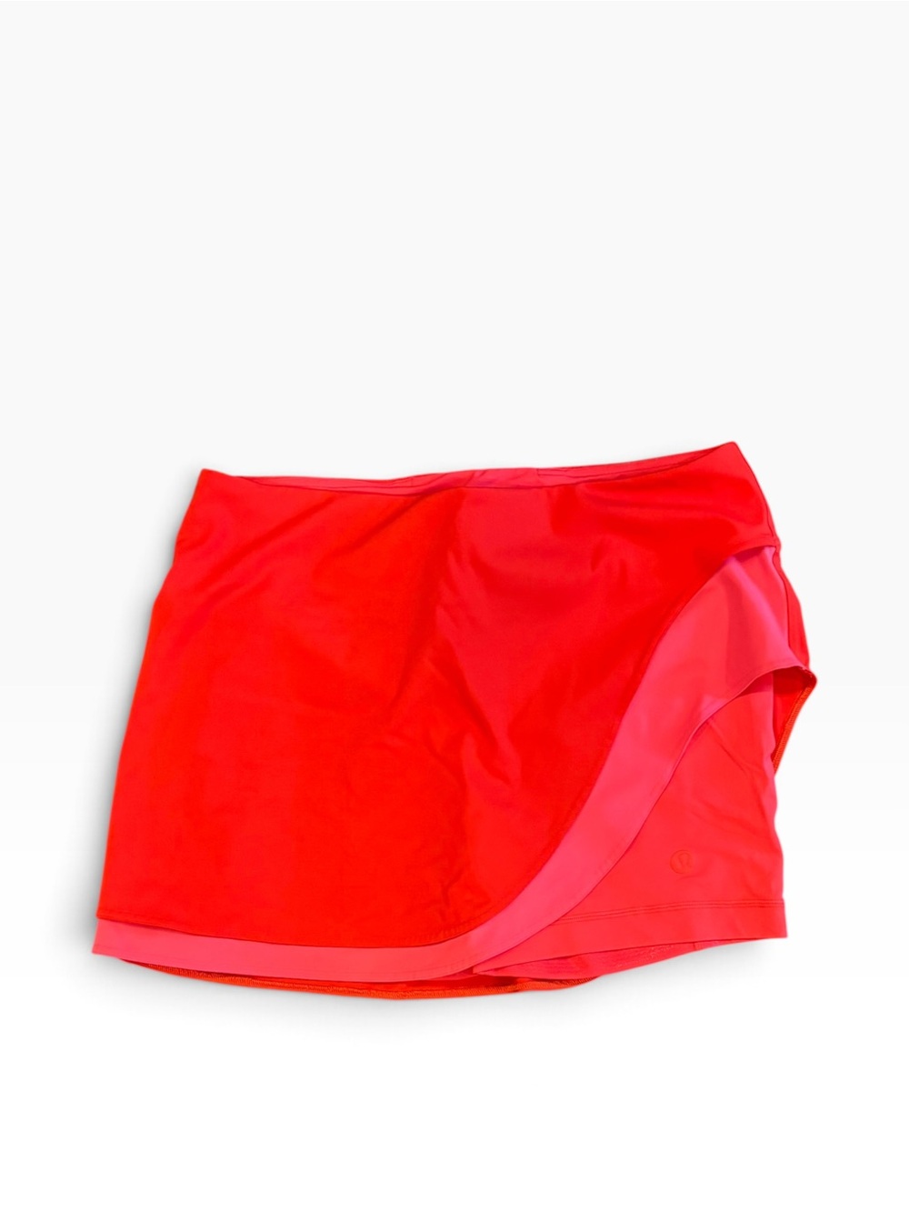 lululemon athletica Red Athletic Skort with Pink Trim